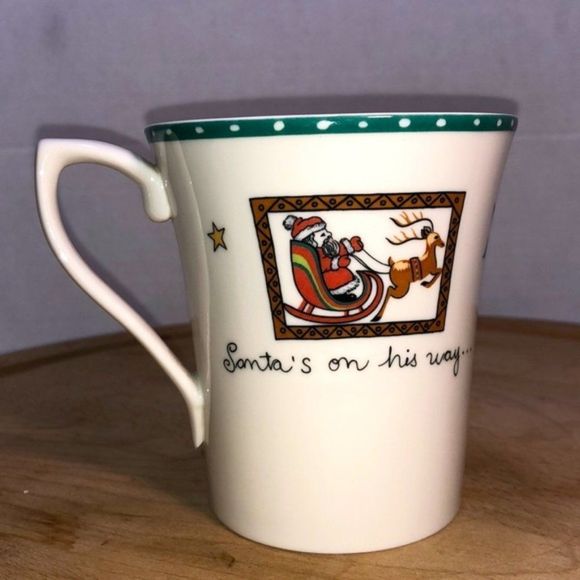 Mikasa Coffee Cup Ultima + Christmas Wish HK713 Mug - Picture 1 of 6